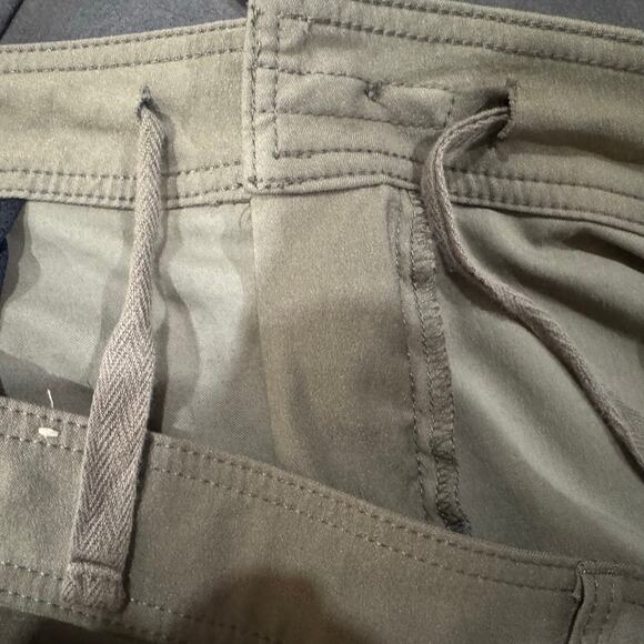 prAna Halle Pant Plus II Olive Green Women’s 20W ReZion Stretch Hiking Pants - Picture 4 of 12